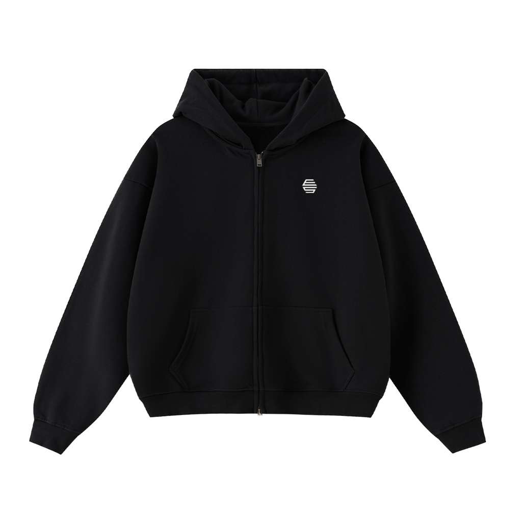 Heavyweigth Cropped Zip Hoodie (460GSM)