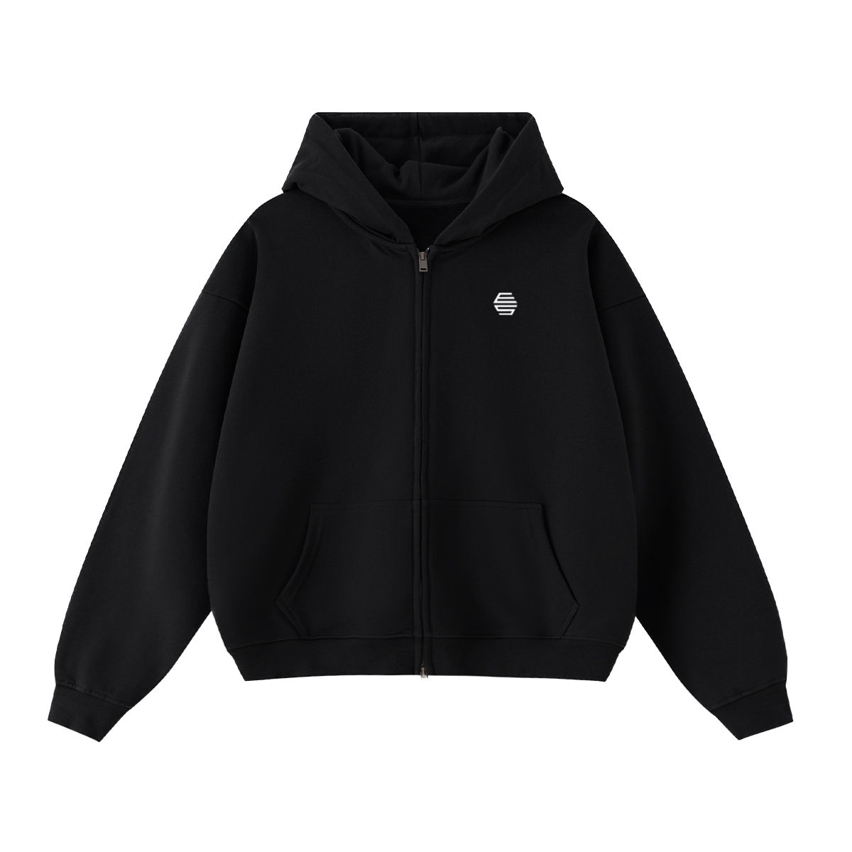 Heavyweigth Cropped Zip Hoodie (460GSM)