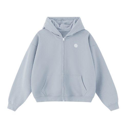 Cropped Zip Hoodie 01