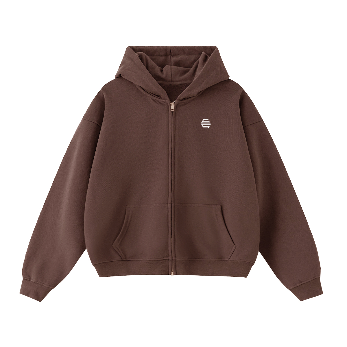 Cropped Zip Hoodie 01