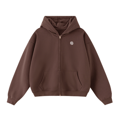Cropped Zip Hoodie 01