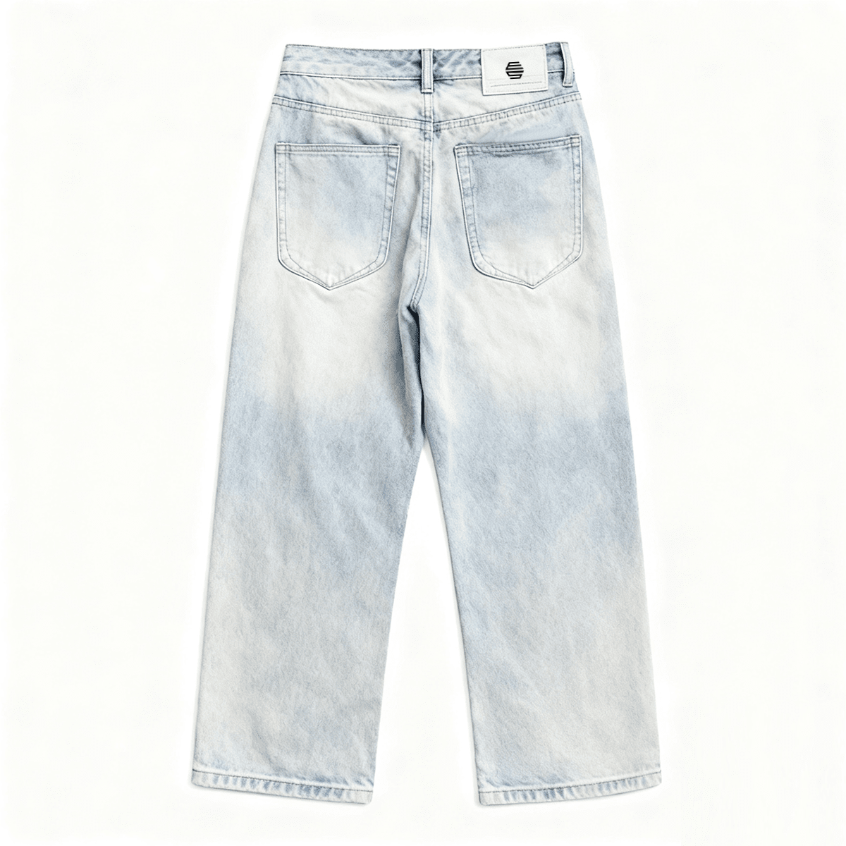 Relaxed Fit Wide Leg Jeans