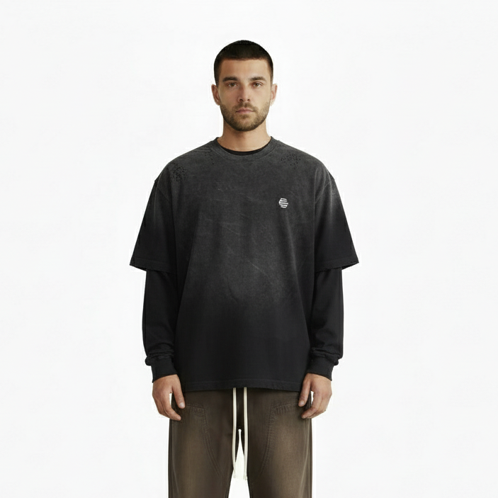 Washed Double Long Sleeve (280GSM)