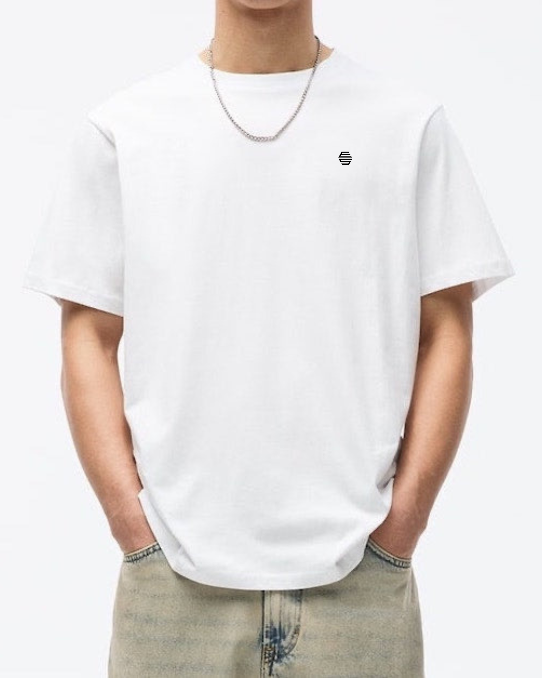 Monogram Tee - White