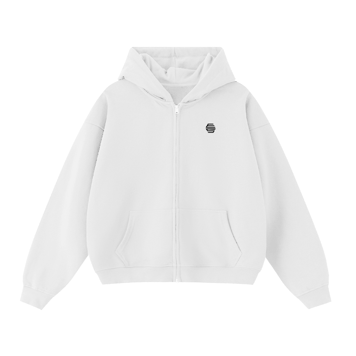 Cropped Zip Hoodie 01