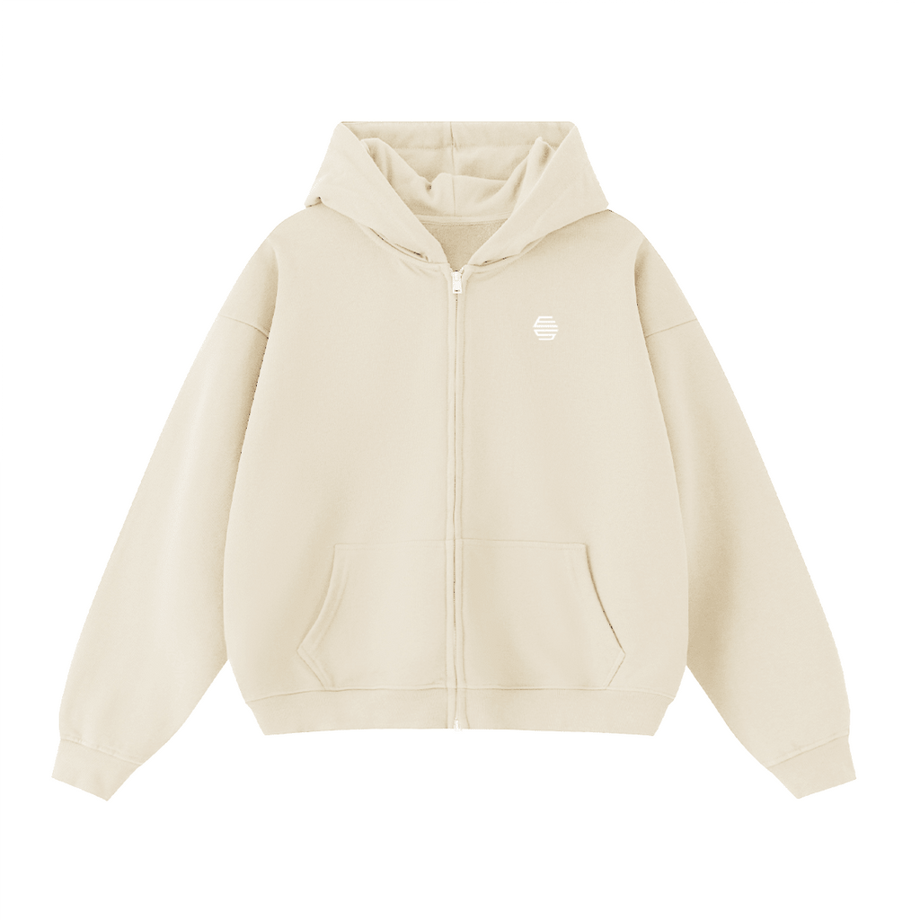 Cropped Zip Hoodie 01