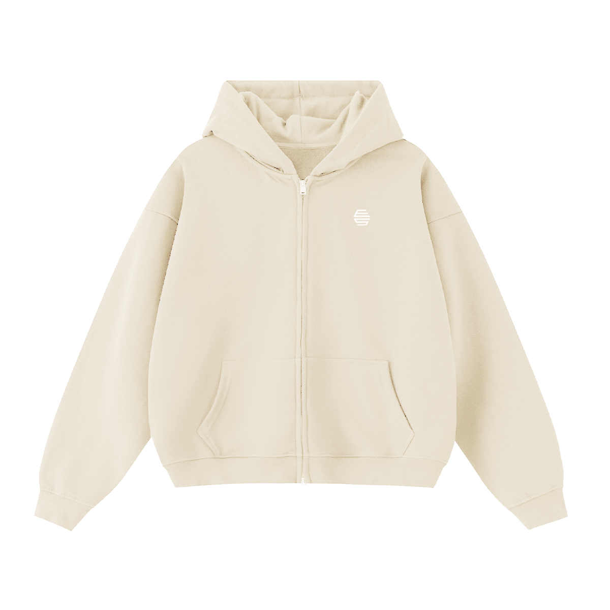 Cropped Zip Hoodie 01