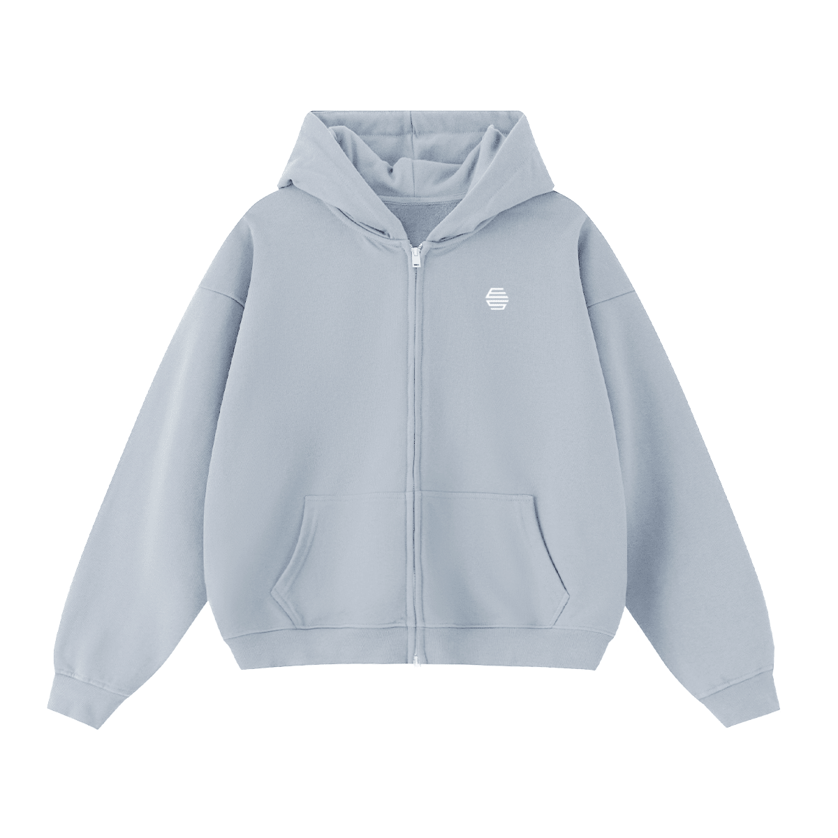 Cropped Zip Hoodie 01