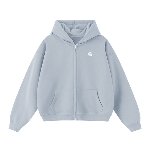 Cropped Zip Hoodie 01