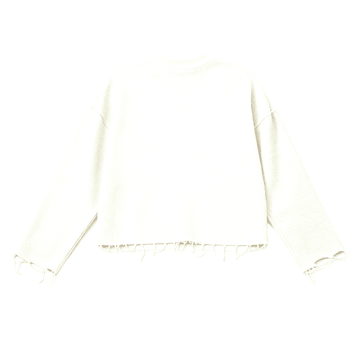 Waffle Cropped Long Sleeve 01